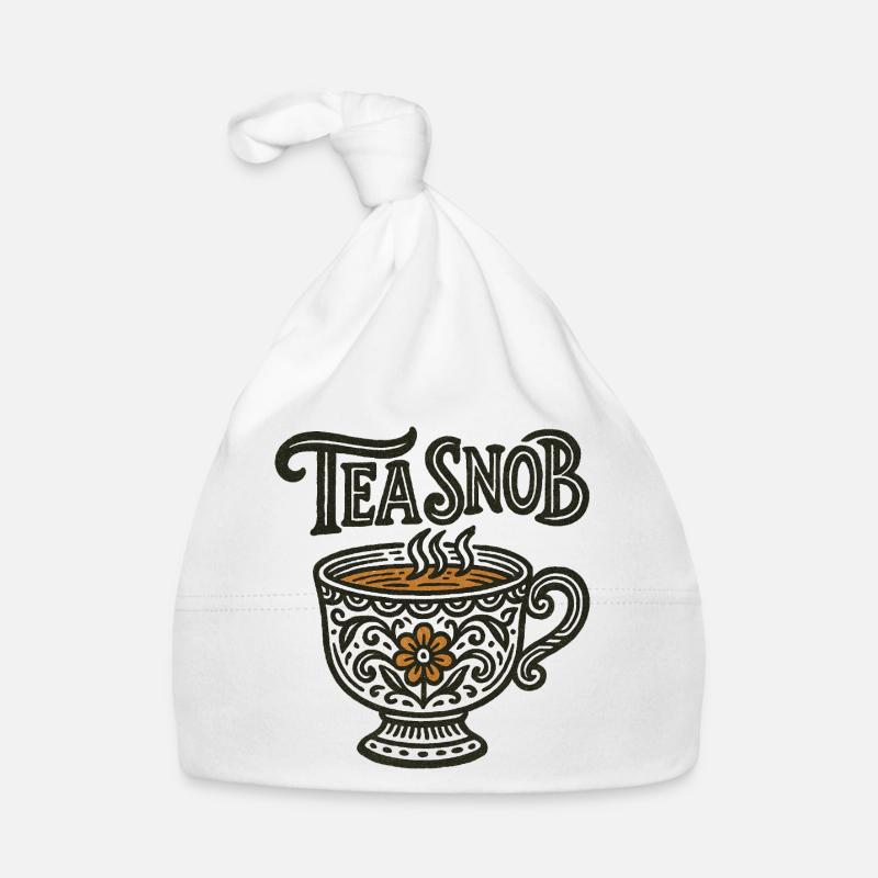 Tasse ornée pour les snobs du thé Bonnet bio Bébé
