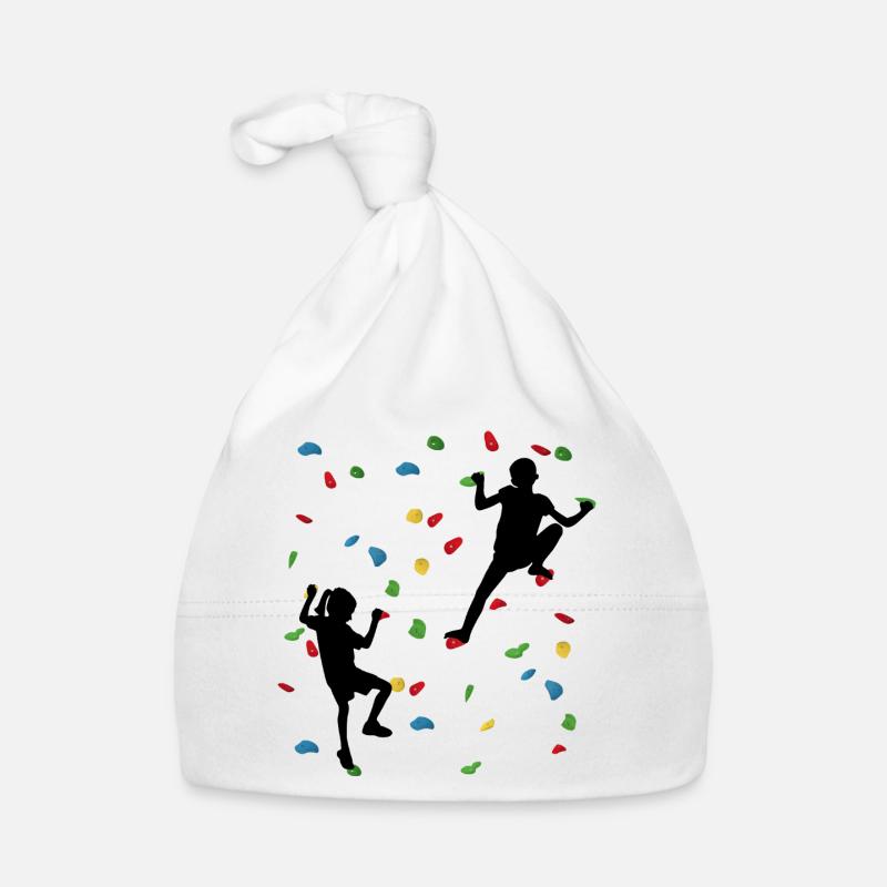 Climbing Wall Kids – Junge Kletterer Baby Bio-Mütze