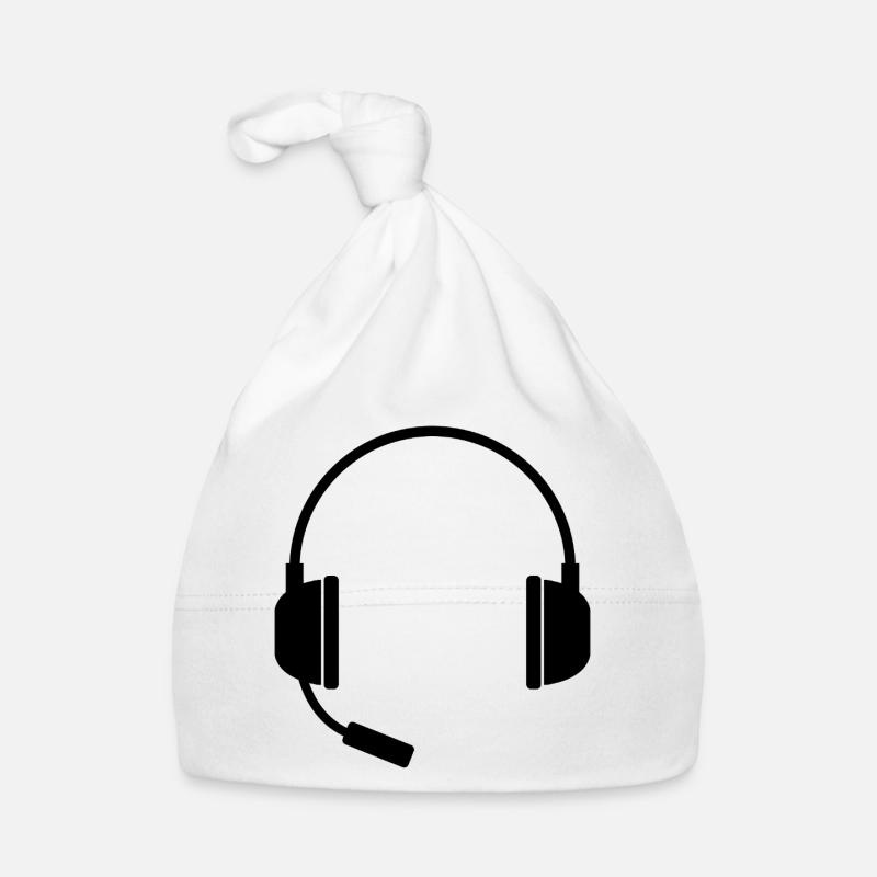 Headset With Microphone Organic Baby Cap