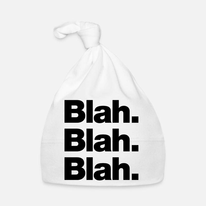 Blah. Blah. Blah Baby Bio-Mütze