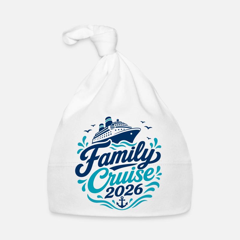 Motif croisière familiale 2026 Bonnet bio Bébé