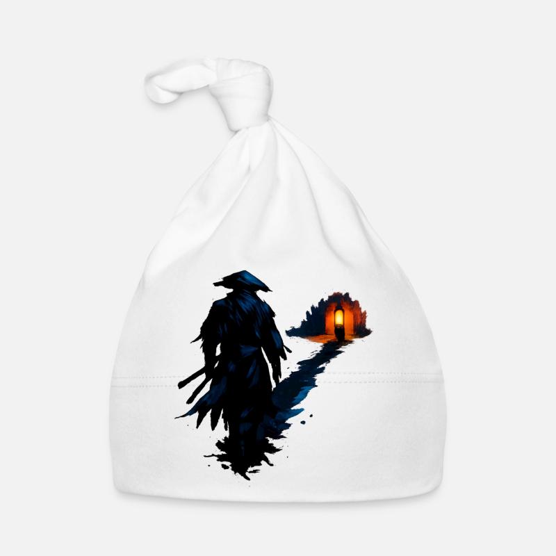 Samurai Urban Night Trail with Lantern Organic Baby Cap