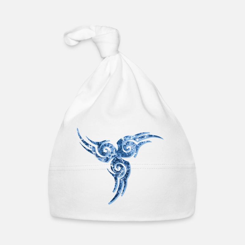 celtic symbol 17 e 206 - Organic Baby Cap - white