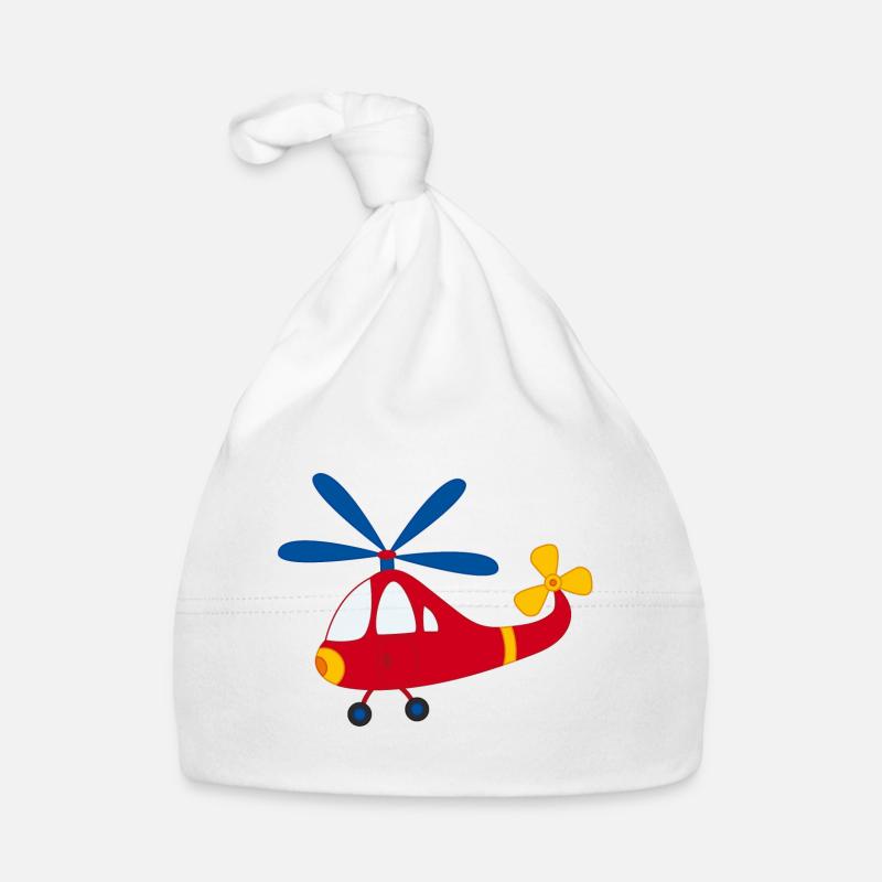 Kleiner süßer Hubschrauber | kleiner Pilot Baby Bio-Mütze