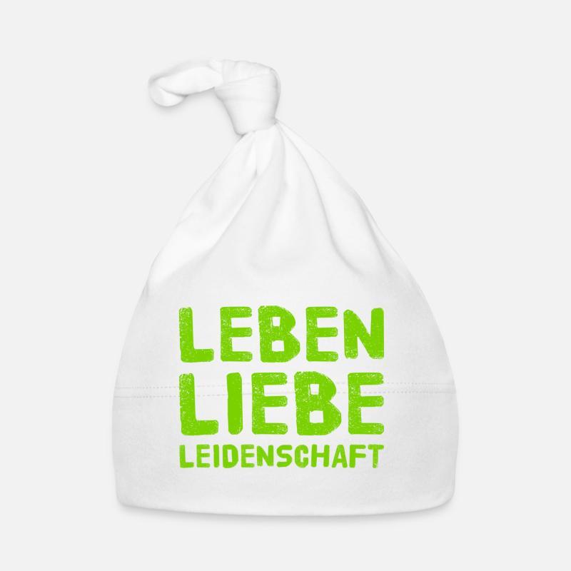 ich lebe ein leidenschaftliches Leben Baby Bio-Mütze