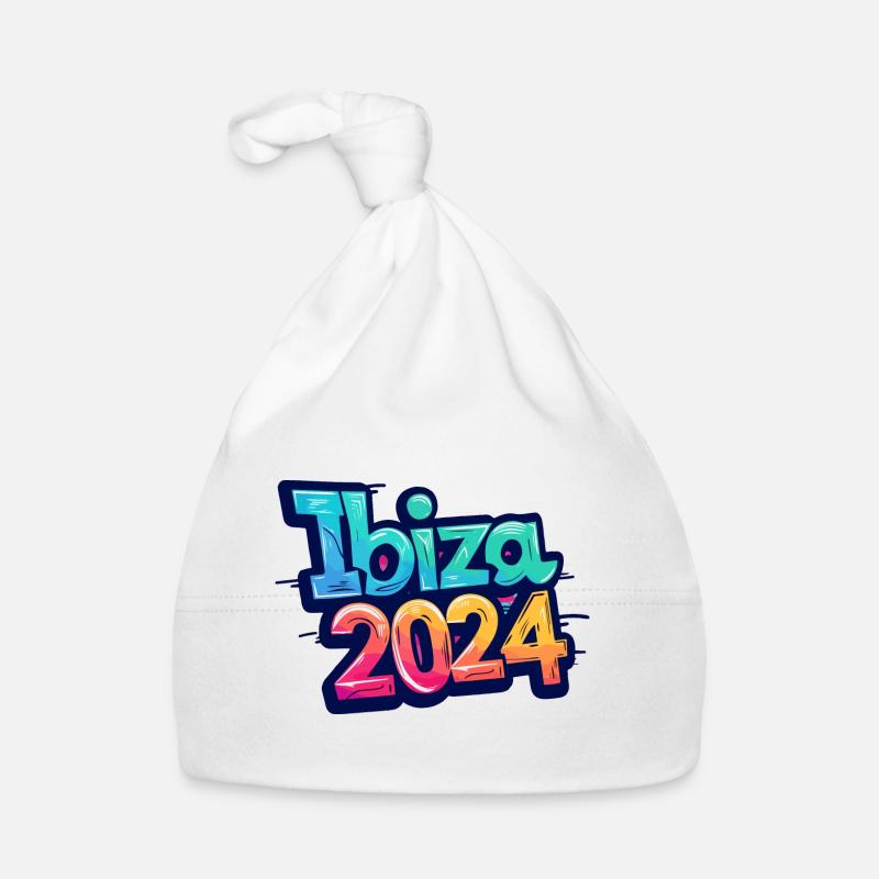 Ibiza 2024 Bunt Baby Bio-Mütze
