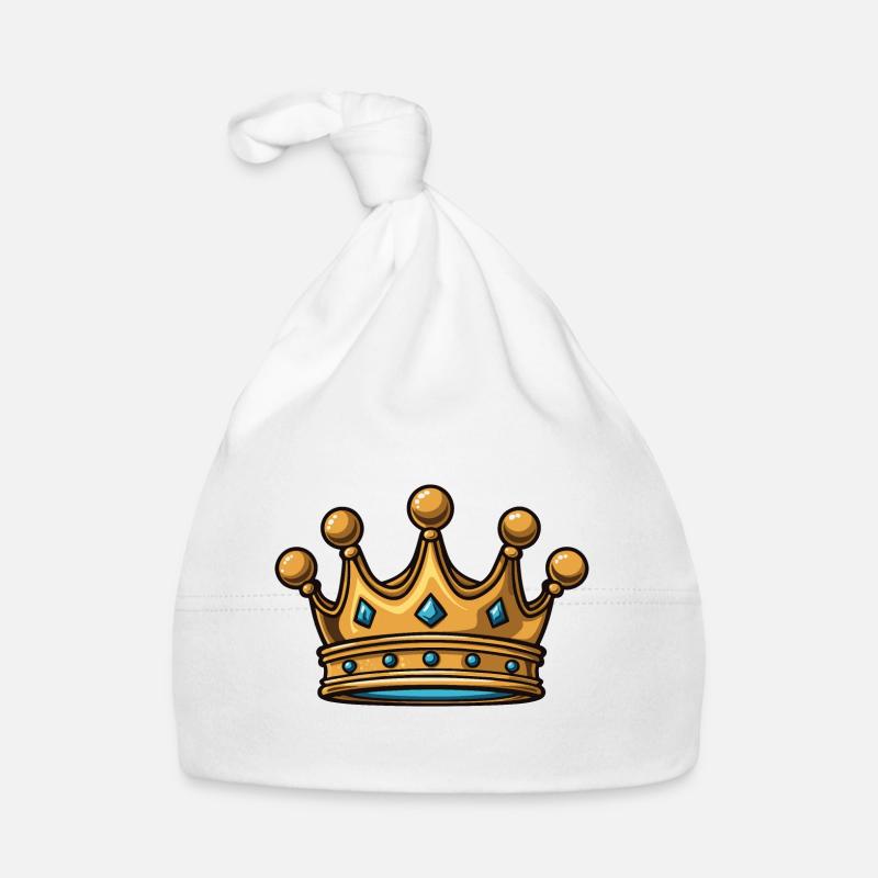 Krone Symbol Baby Bio-Mütze