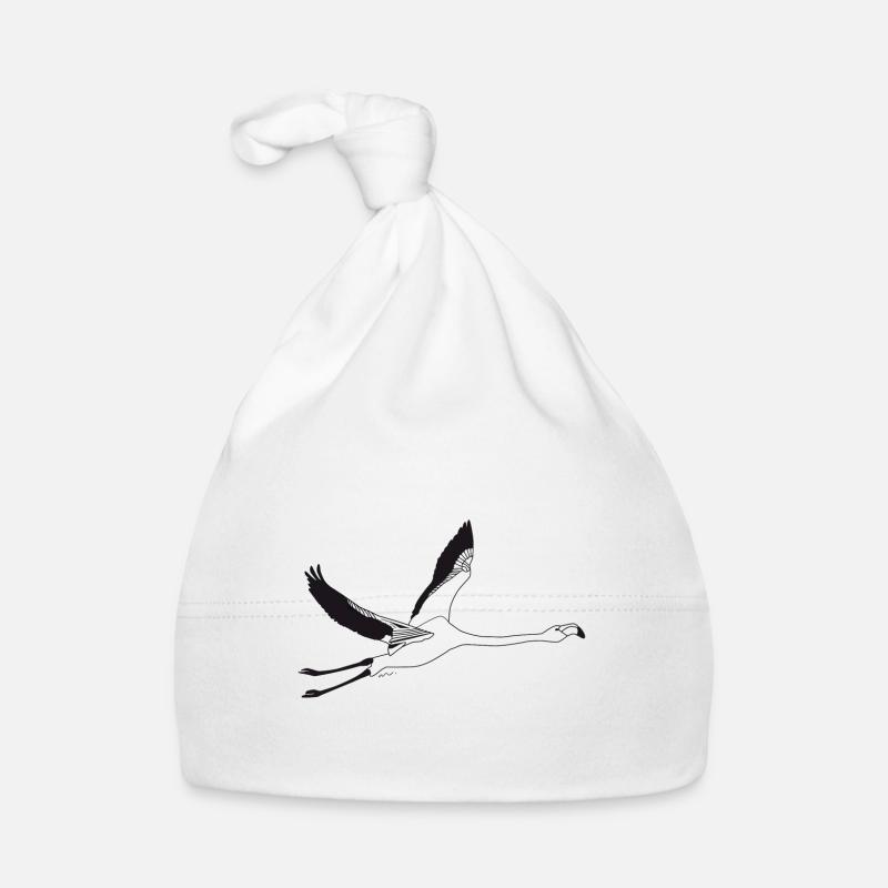 FLAMENCO BLANC VOLANT - Bonnet bio Bébé - blanc