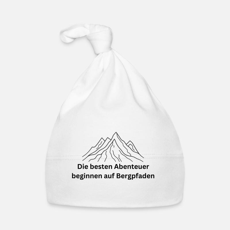 Wo Abenteuer beginnen Baby Bio-Mütze