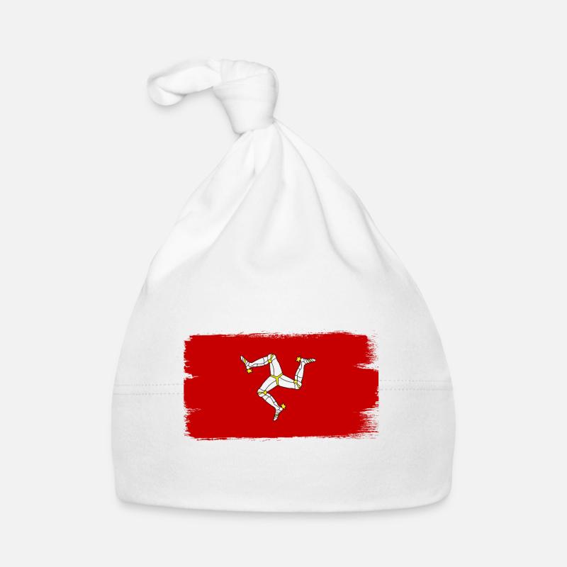 Drapeau de l’île de Man Triskele Drapeau de l’île de Man Bonnet bio Bébé
