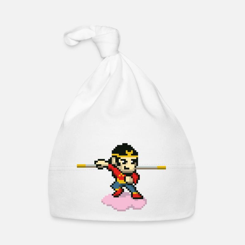 Pixel monkey magic Organic Baby Cap