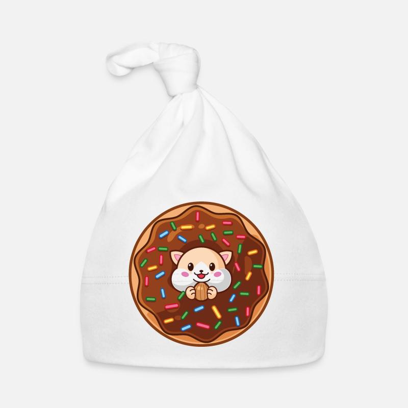 Donut Hamster par moodrush Bonnet bio Bébé