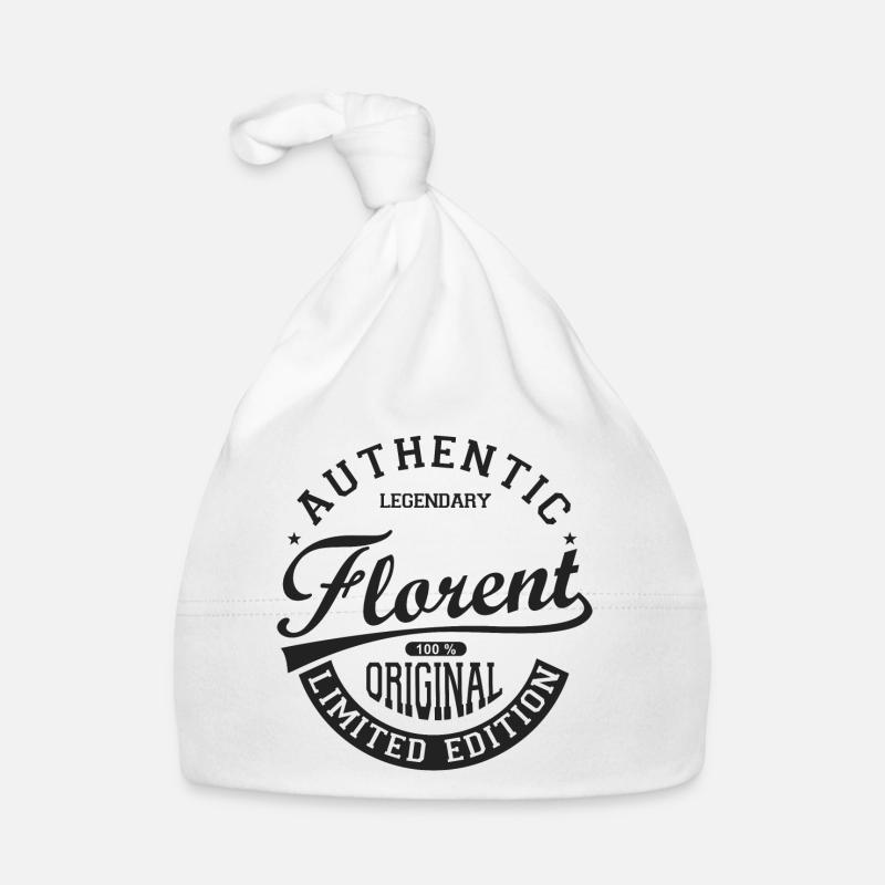 Florent gift personalized tshirt first name florent Organic Baby Cap