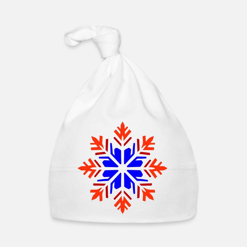 Snowflake Winter Symbol Organic Baby Cap