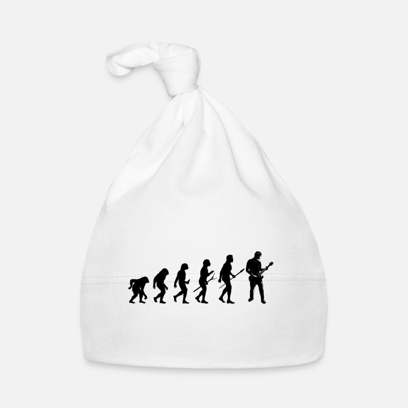guitar gitarre evolution Baby Bio-Mütze