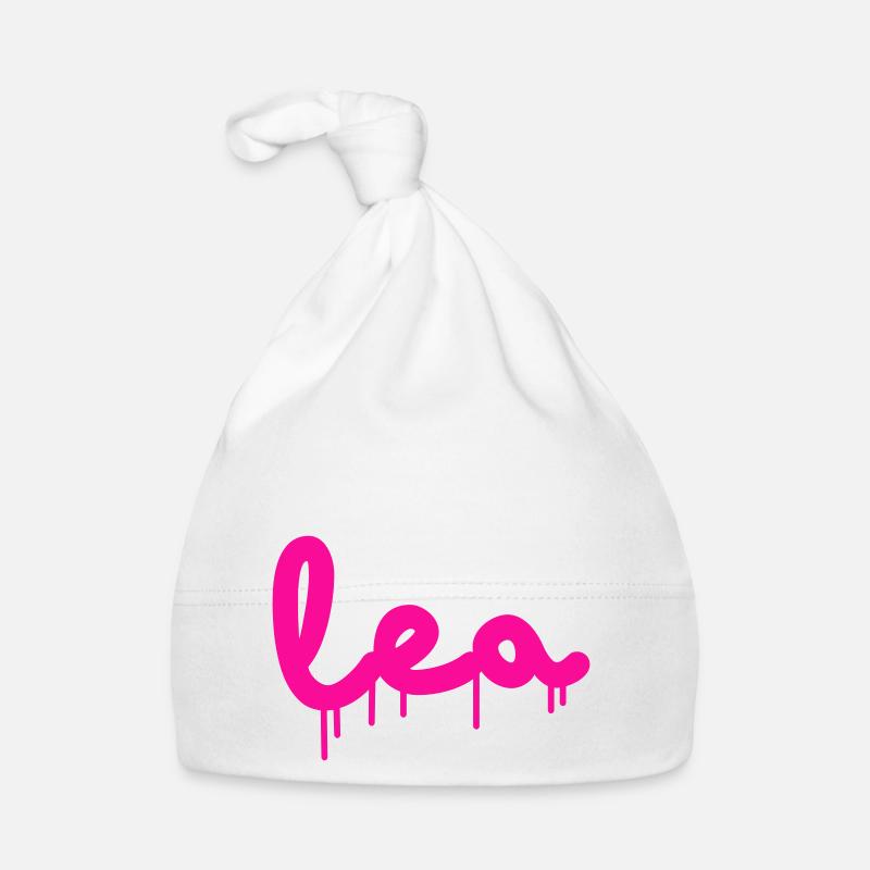 Name Lea Baby Bio-Mütze