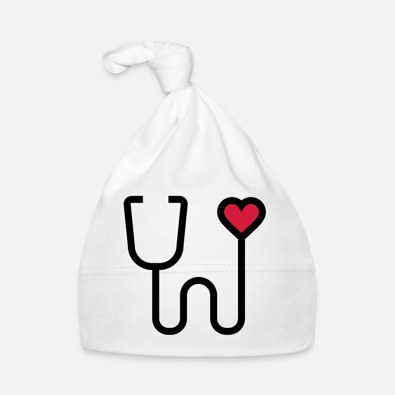 Stethoscope listening device Organic Baby Cap