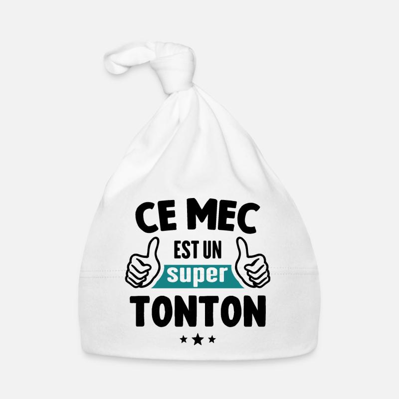 Ce Mec Est Un Super Tonton Bonnet bio Bébé