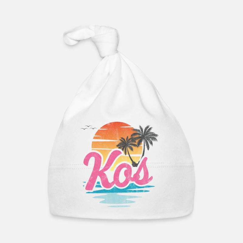 Kos - Bonnet bio Bébé - blanc