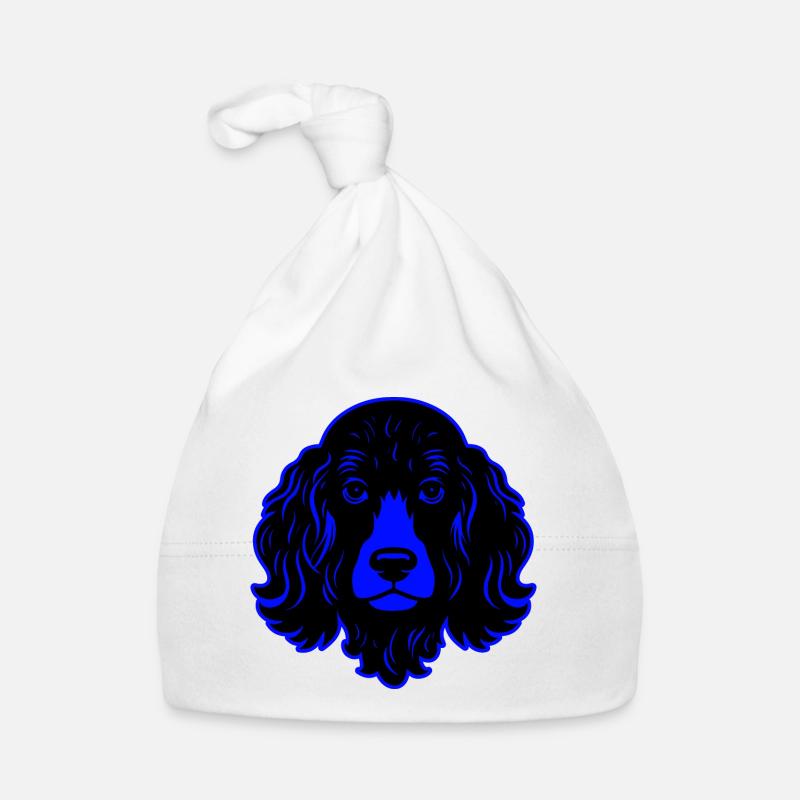 Caniche chien Portrait d’animal Bonnet bio Bébé