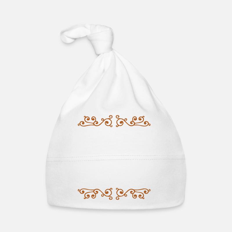 Skiing Crew - Organic Baby Cap - white