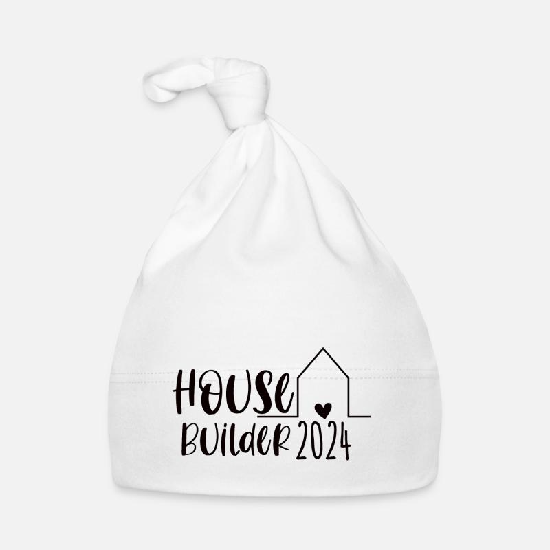 Constructeur de maisons 2024 – Builders Outfit Construction de maisons Bonnet bio Bébé