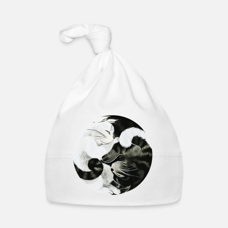 Chats YinYang Bonnet bio Bébé