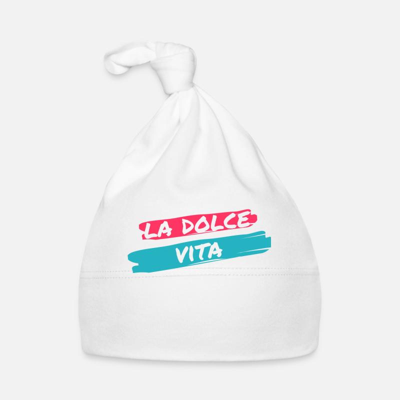 LA DOLCE VITA - Bonnet bio Bébé - blanc