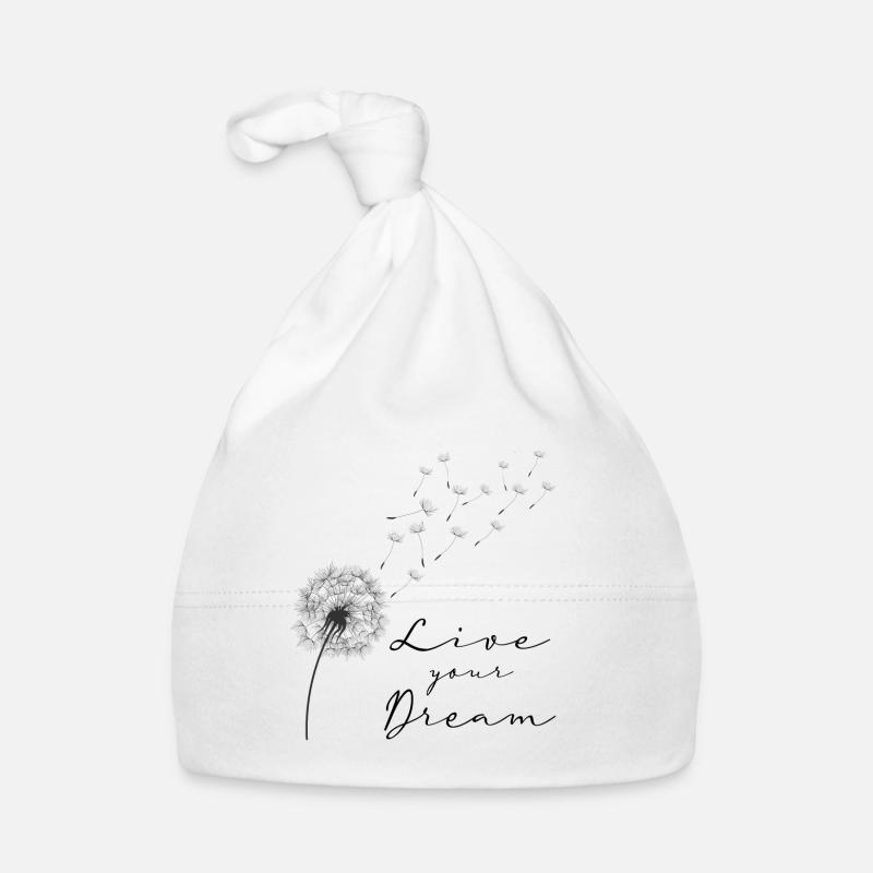 Live your Dream Pusteblume Dandelion Lightness Organic Baby Cap
