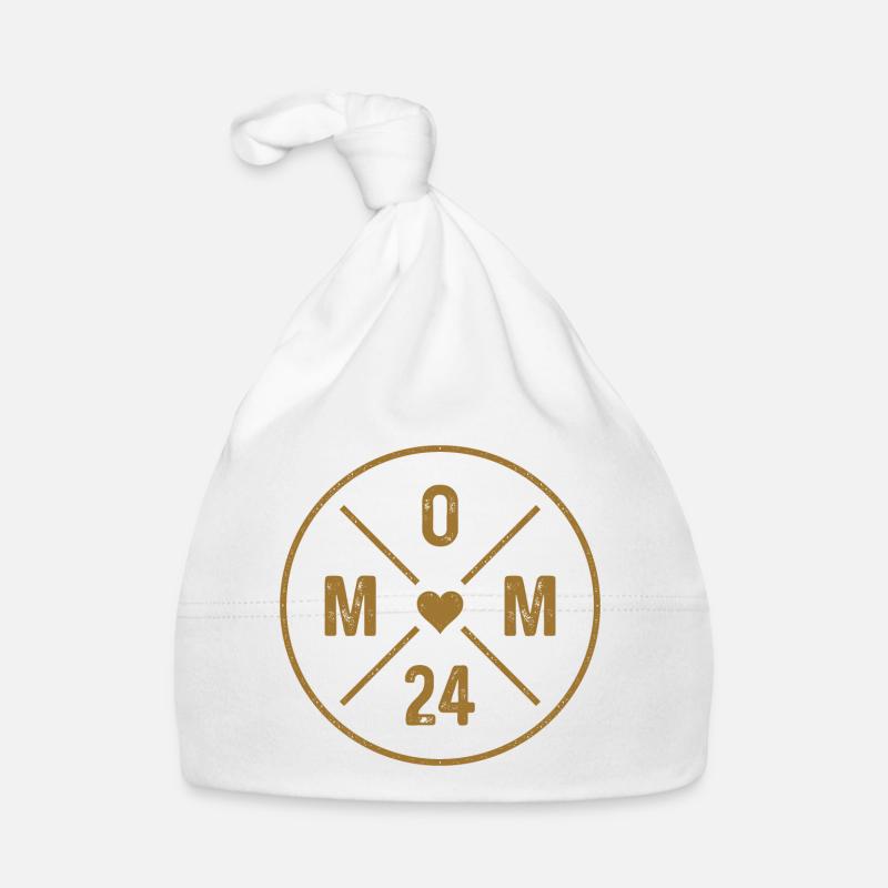 Maman 24 Bébé Annonce Mère Descendance Maman 2024 Bonnet bio Bébé