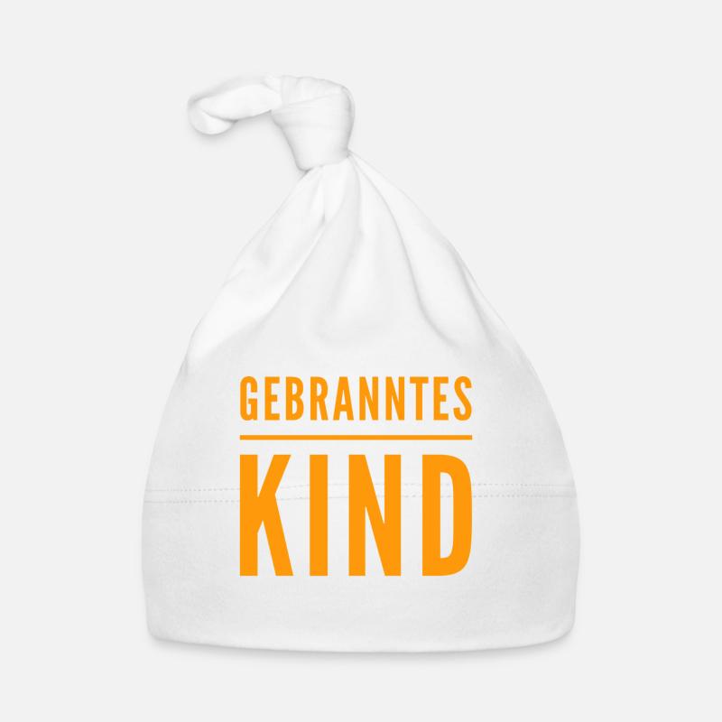 ich bin ein gebranntes Kind Baby Bio-Mütze