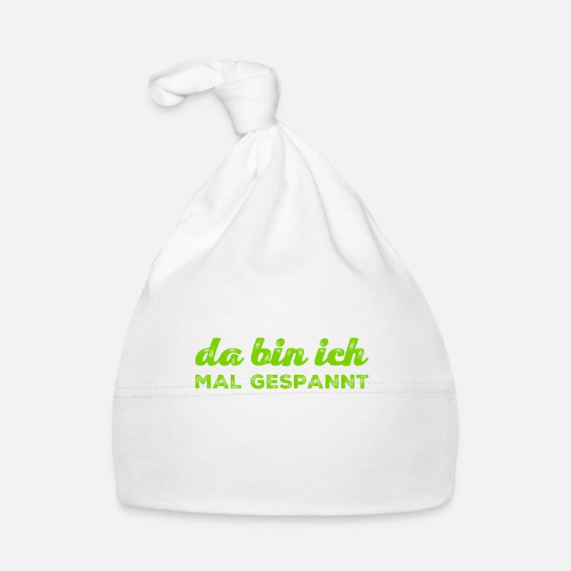 da bin ich mal gespannt Baby Bio-Mütze