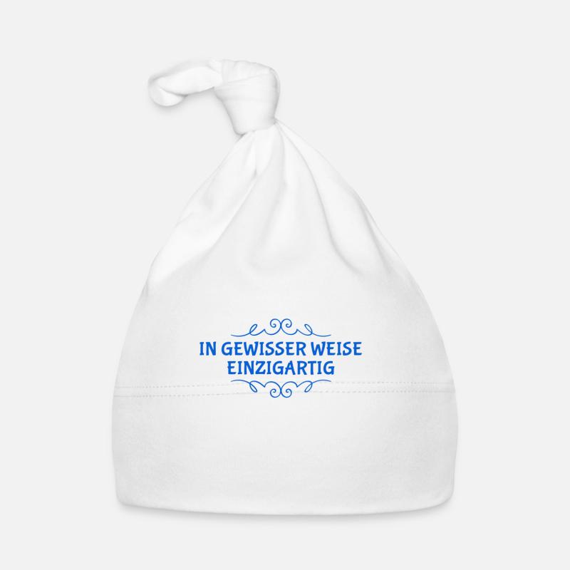 ich bin ein Unikat Baby Bio-Mütze