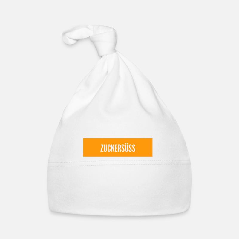 ich bin süß wie Zucker Baby Bio-Mütze
