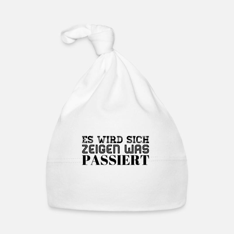 wir werden sehen was passiert Baby Bio-Mütze