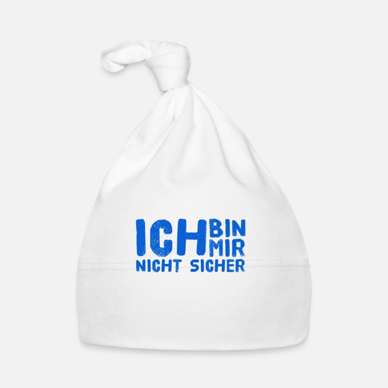 ich bin voller Unsicherheit Baby Bio-Mütze