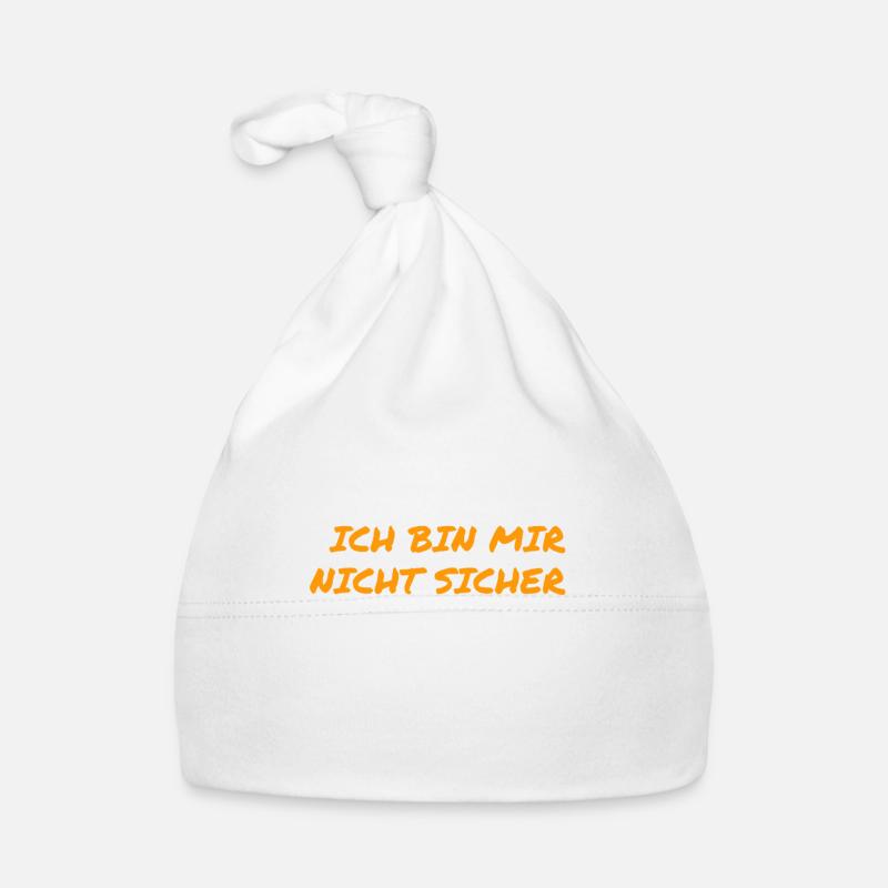 ich bin mir nicht sicher Baby Bio-Mütze