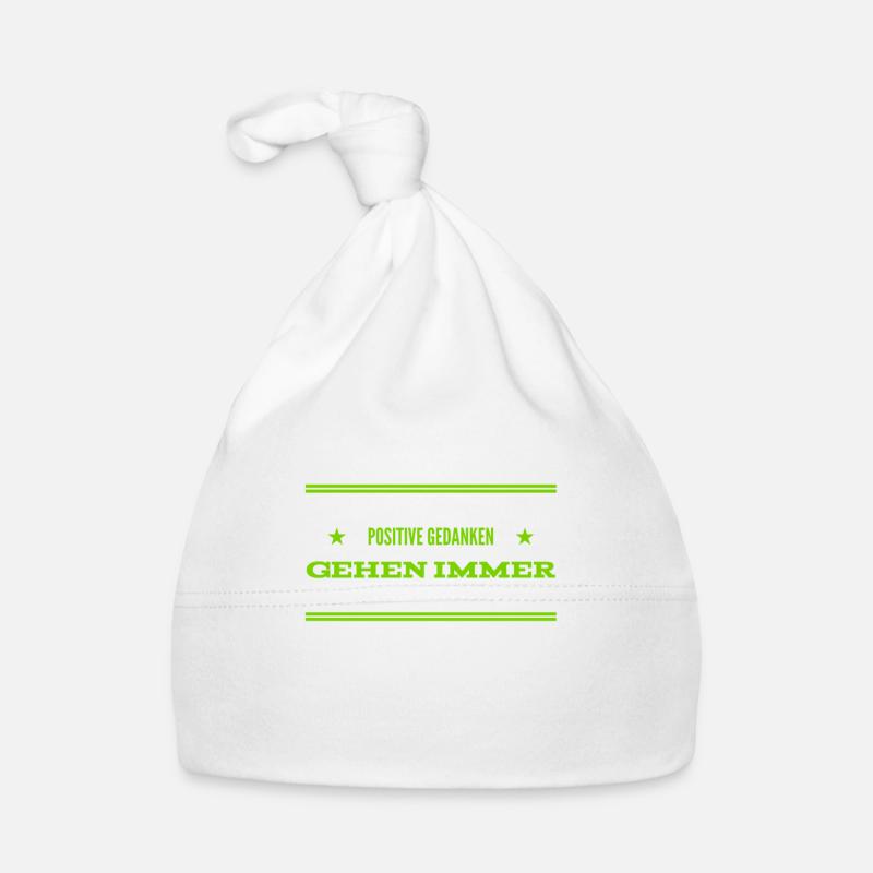 ich liebe positive Gedanken Baby Bio-Mütze