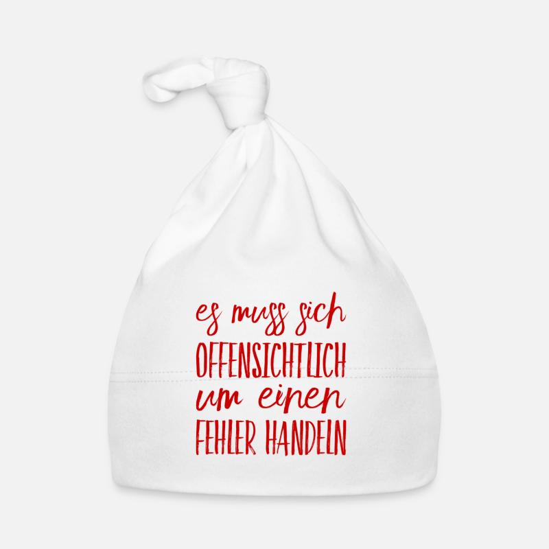 offenbar ein Fehler Baby Bio-Mütze