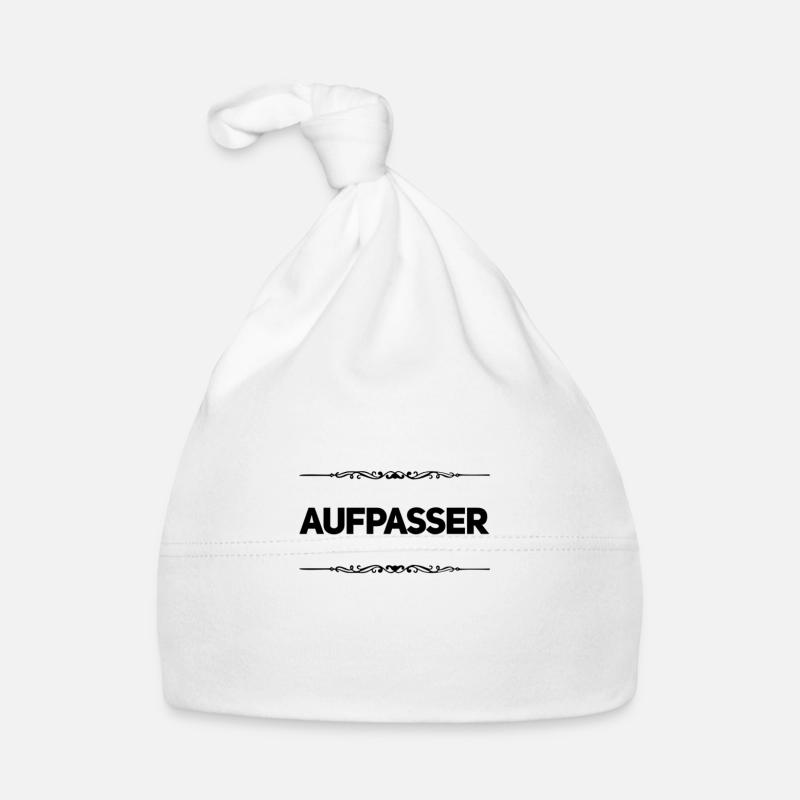 so sieht ein Aufpasser aus Baby Bio-Mütze