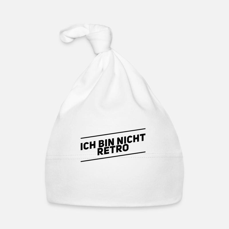 retro war gestern Baby Bio-Mütze