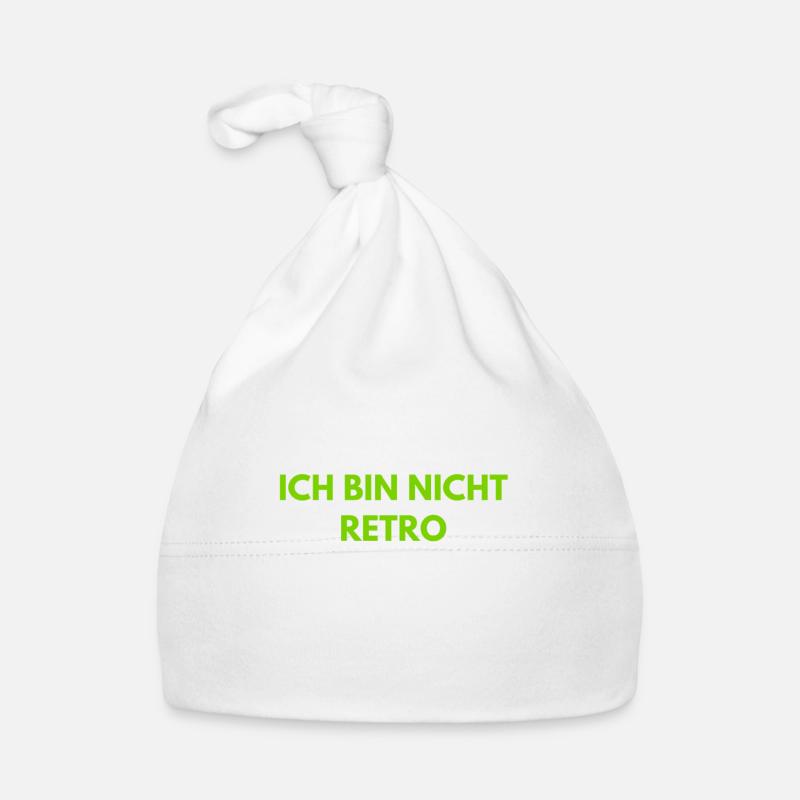 Schluss mit retro Baby Bio-Mütze