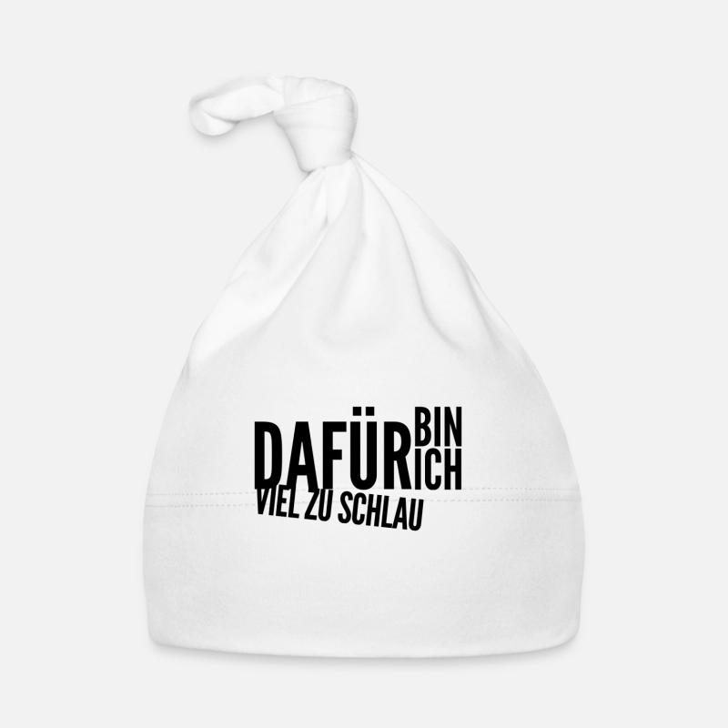 ich bin smart Baby Bio-Mütze