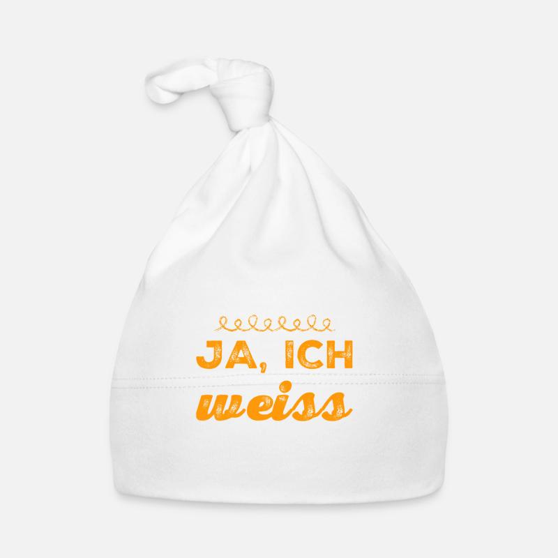 ja, ich weiß Baby Bio-Mütze