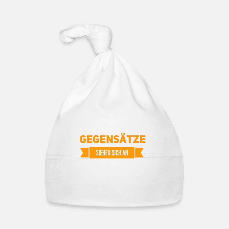 Gegensätze sind das Salz in der Supper Baby Bio-Mütze