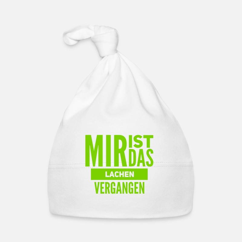 das finde ich nicht lustig Baby Bio-Mütze