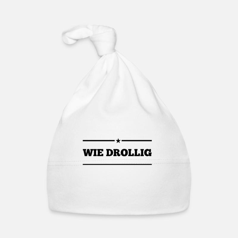 das finde ich drollig Baby Bio-Mütze