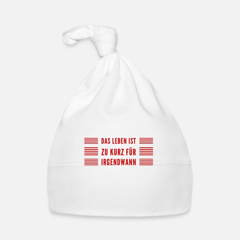 nutze die Zeit Baby Bio-Mütze
