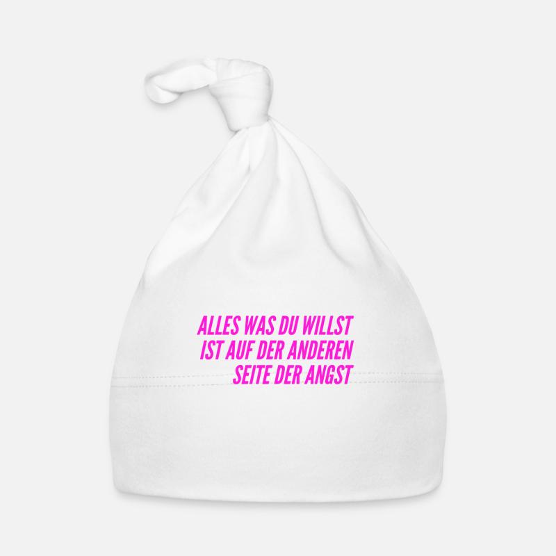 gehe durch die Angst Baby Bio-Mütze