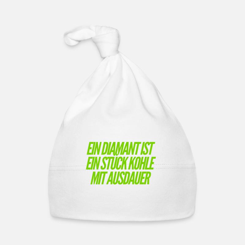 Kohle mit Ausdauer Baby Bio-Mütze